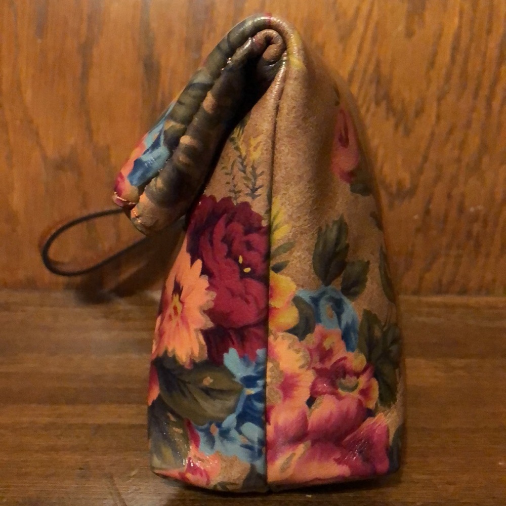 NWT-Patricia Nash-Vintage Victorian Garden-Valerie-Zip Wristlet Pouch/Clutch-$99 - Picture 4 of 11
